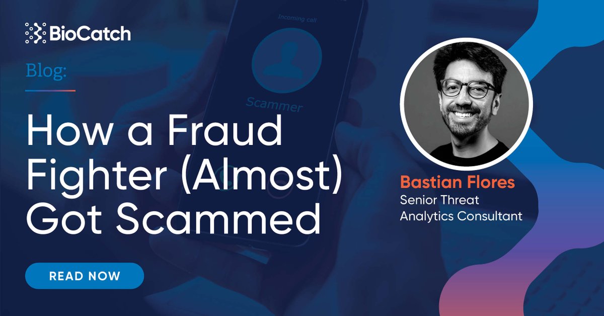 You're a fraud fighter. You know your stuff. You can't be scammed. Or can you? Despite his deep knowledge of scams, Threat Analyst Bastian Flores nearly found himself deceived by a sophisticated impersonation of his bank. Read his full experience: okt.to/W1kTGE