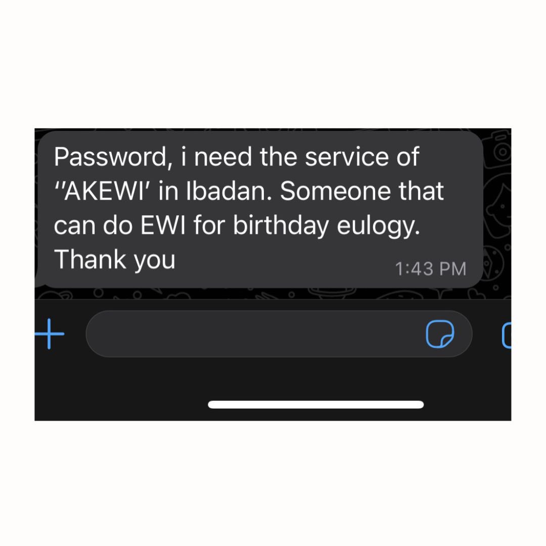 Kindly recommend tested and trusted Akewi in the comments. Either Male, or Female. Thank you very much. #AkewiIbadan #IbadanAkewi #Ibadan #PasswordTV