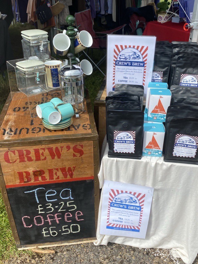 ￼ Have you tried our very own Crew’s Brew? A beautiful blend of coffee provided in collaboration with @OwensCoffee Ground coffee or beans are available to buy here at @DevonCountyShow, at any of our High St shops or online at shopdaat.org.