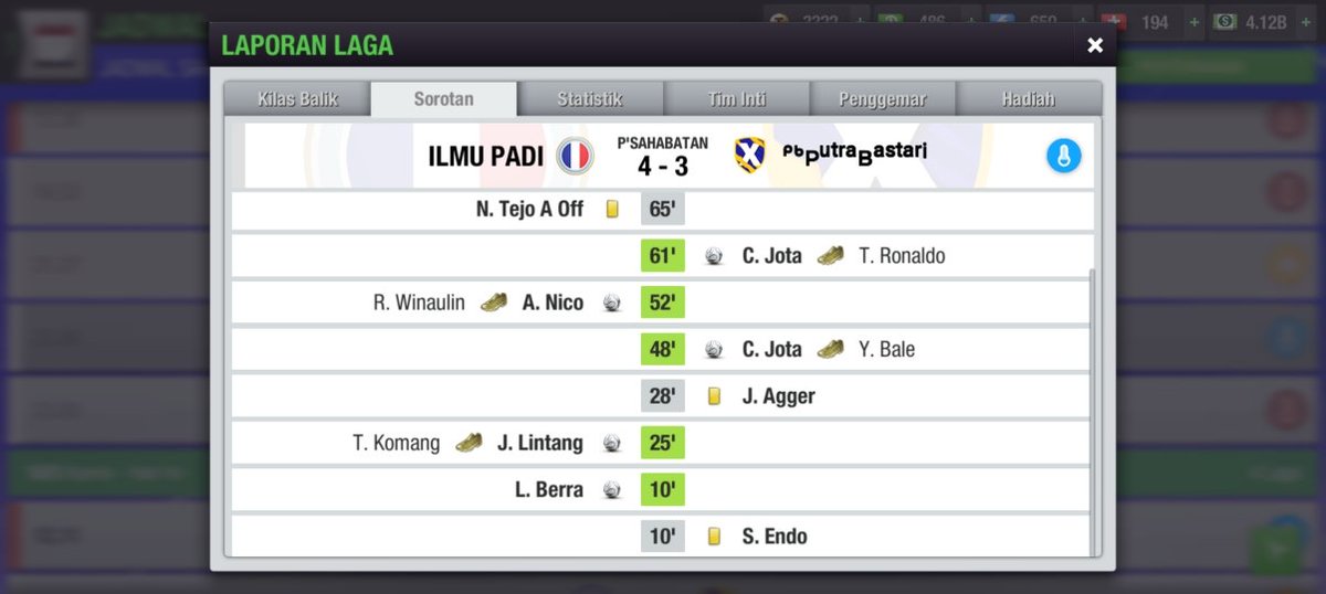 PutraBastariFC's tweet photo. @LTEILeagueCup @NovistarHSC @BlackChiroptera SemiFinal @LTEILeagueCup 

#PerjuanganPB Harus terhenti di SemiFinal 

Agg #PB 6️⃣📛1️⃣1️⃣ #ilmupadi https://t.co/hB33qETLNu