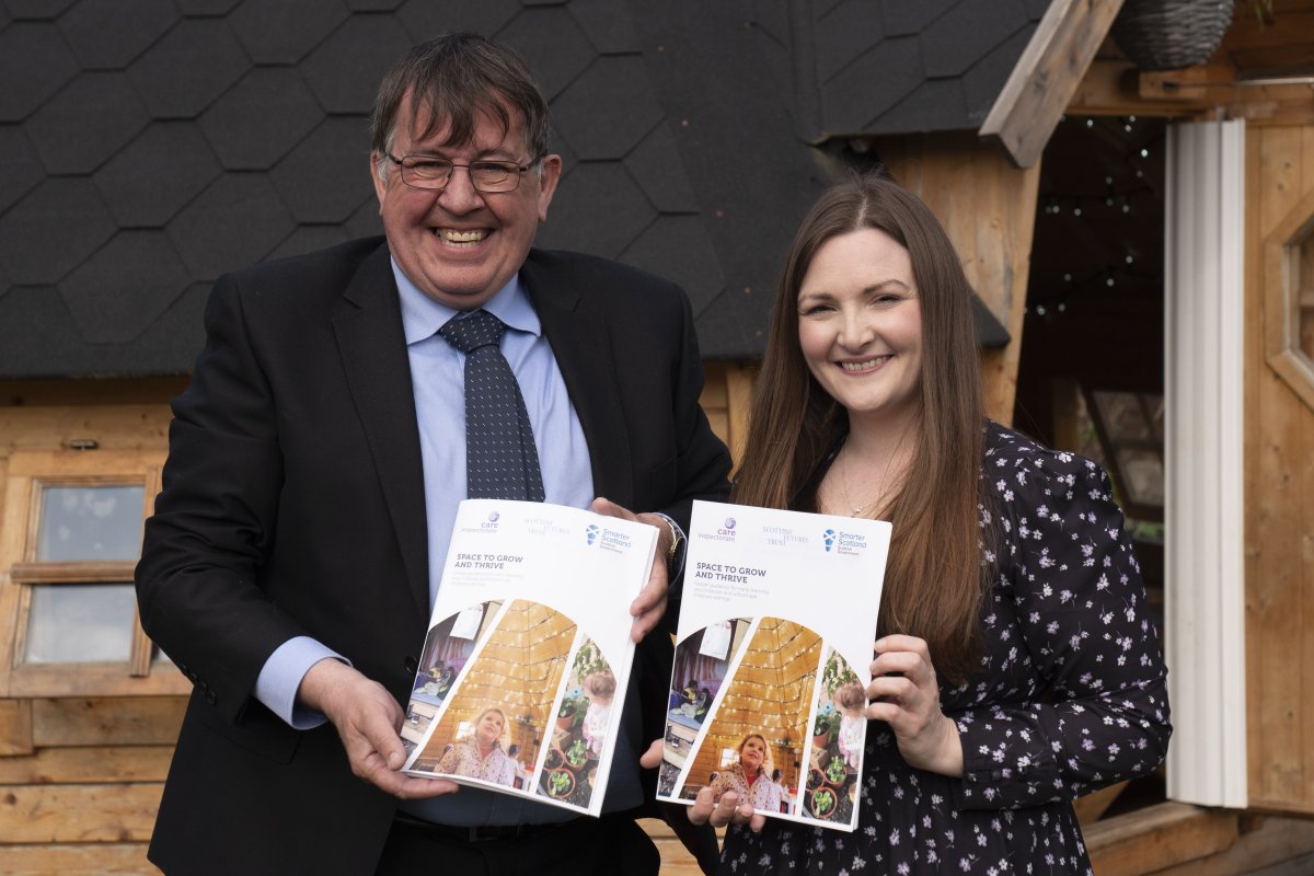 Yesterday our Executive Director of Scrutiny and Assurance Kevin Mitchell was joined by @NatalieDon_ , at @Cairellot Nursery in Bishopton for the relaunch of the Space to Grown and Thrive resource. Event photos by Mark F Gibson. Read the resource here cihub.info/4bGve7G