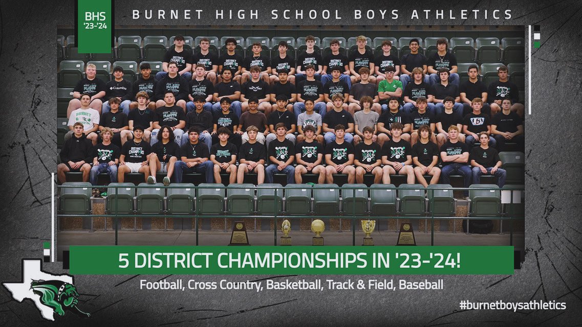BHS Boys Athletics with 5 Total District Championships This Year!!! 💪🏻💪🏻💪🏻