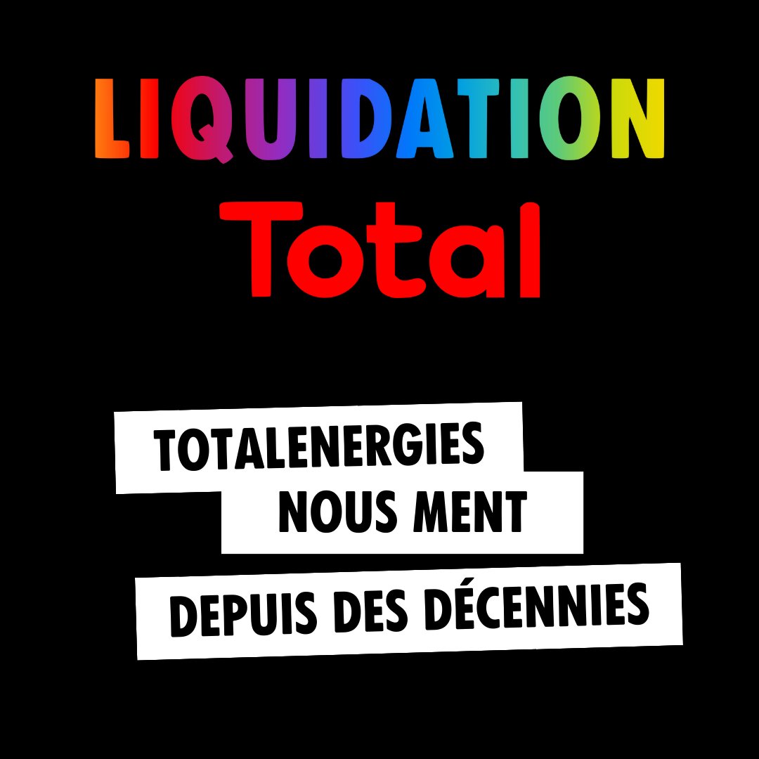 🚨💥RDV le 24 mai pour Liquidation Total💥🚨 extinctionrebellion.fr/campagnes/liqu… ❌En finir avec l'illusion de l'éco-capitalisme❌ 🧶Un thread à dérouler 👇 #StopTotal #100ansTotal #100ansdetrop #LiquidationTotal