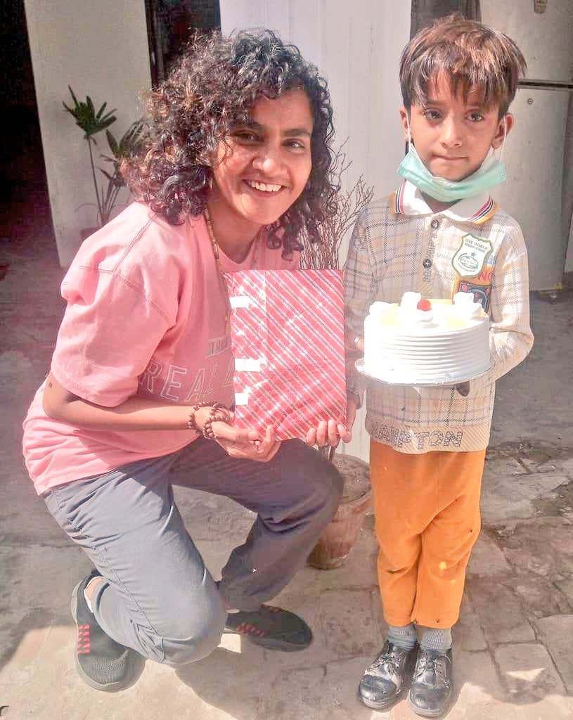 OWMS-MANAK Wish you a very happy birthday and many more, Ahsan. We celebrate his birthday in our way by giving him a birthday cake & present.
