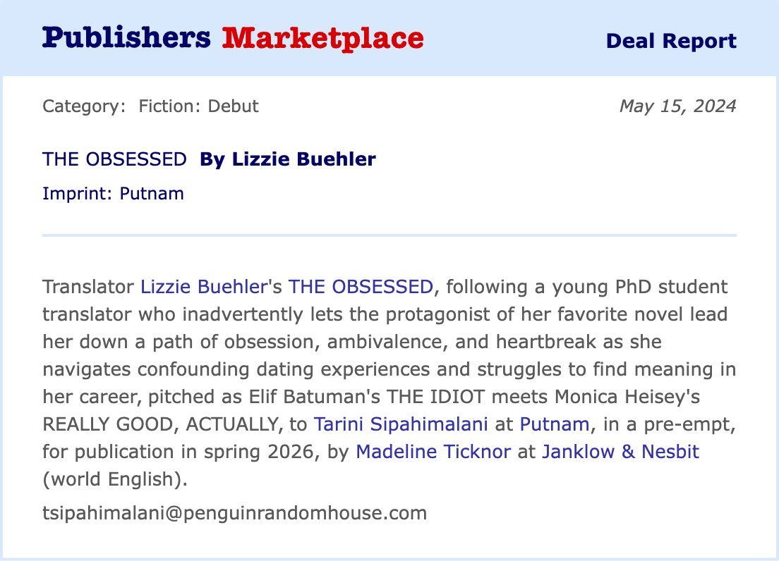 Lizzie writes about the nuances of translation, the trials of modern dating, and about creating a world for yourself within and without the confines of your influences with a delightful wit and sensitivity. I am OBSESSED with this book 😇
