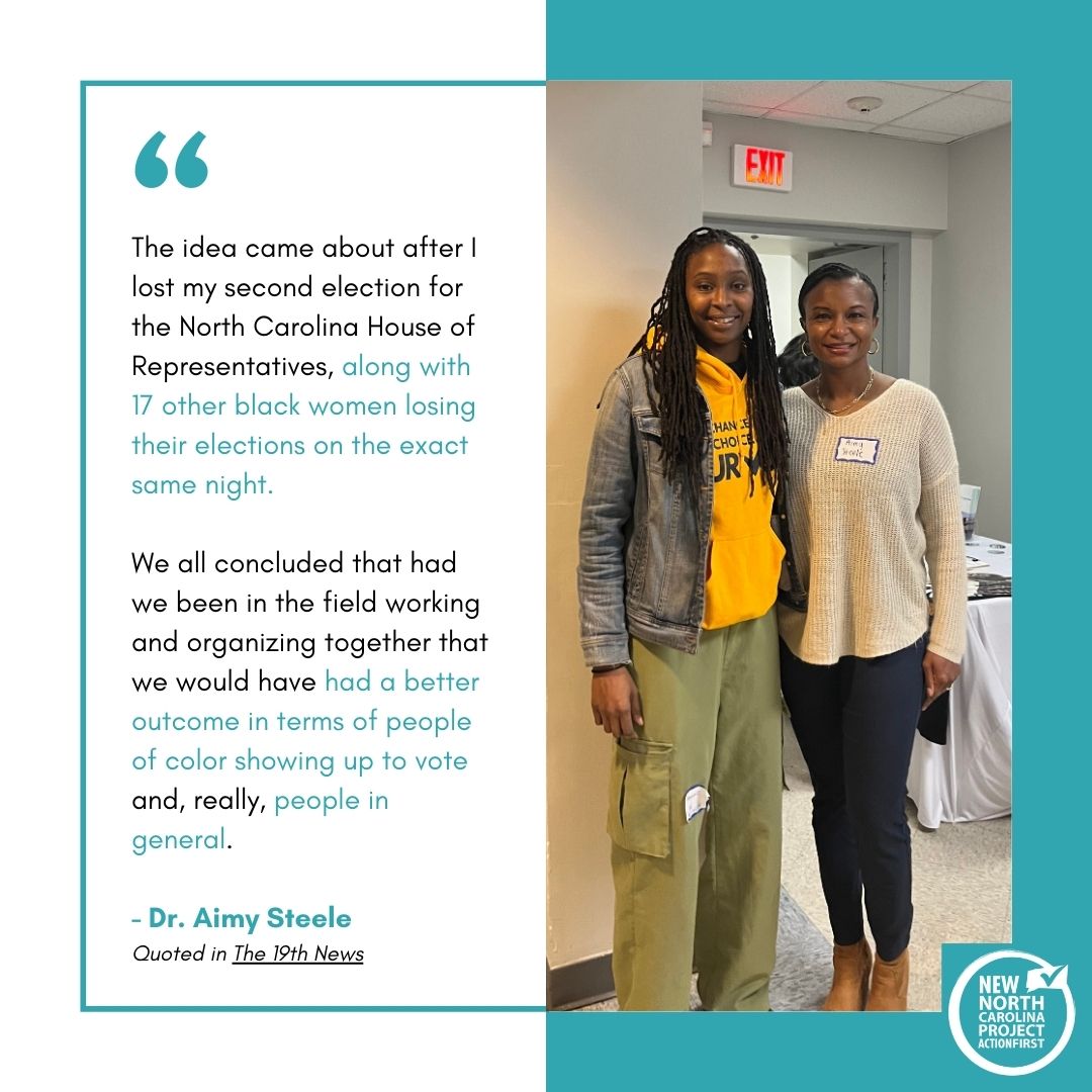 We are actively engaging and serving our community to help communities of color claim their power through civic engagement. 

#RepresentEveryone #bipoc #racialequity #newnorthcarolinaproject #nncp #truemajority #civicengagement