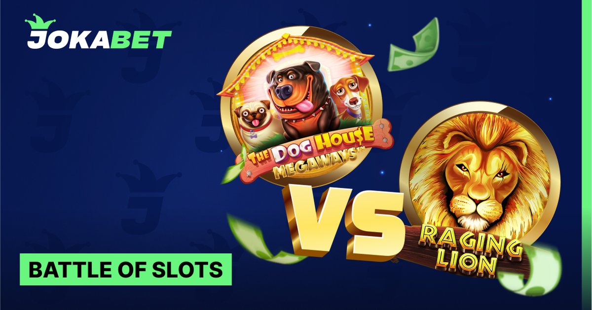 Which will emerge victorious? The playful pups of The Dog House Megaways or the mighty roar of Raging Lion?

Your votes determine the winner! 🏆 

🏠 The Dog House Megaways

vs 🦁 Raging Lion

🥇 May the best slot prevail!

#casinoonline #casinofun #onlinegaming #slotgames