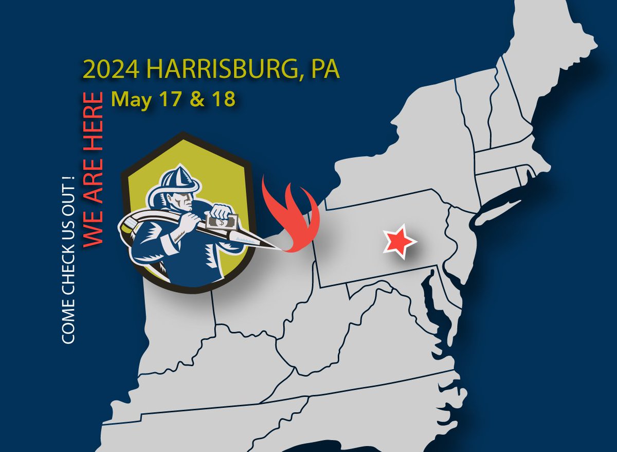 FirehouseGrants's tweet photo. https://t.co/yIMMeCmtbn
Countdown to the Harrisburg Fire Expo! Come find us in the Expo Hall at Booth #117 tomorrow and Saturday. Let's chat about what Firehouse Grants can deliver for you! https://t.co/1CDgEsaXvr