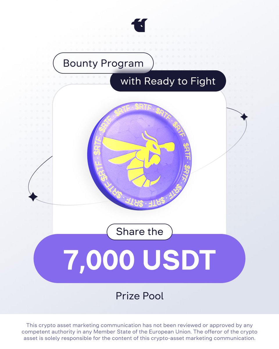 Last, but Not Least! There's just one day left until the end of the Ready to Fight promotion. This is your final chance to compete for the prize pool of 7,000 $USDT! Head over to the participation page: web3davincis.com/journeys/proje… Terms await you here: blog.whitebit.com/en/bounty-camp…