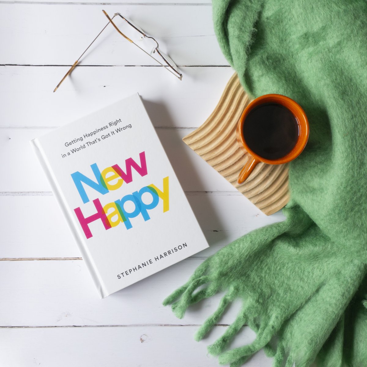 Wellbeing expert Stephanie Harrison has helped millions of people online to be happier. Now, for the first time, she shares her science-backed approach in her book NEW HAPPY. 

Her practical guide will help you:
🌞 be happier
🌞 achieve your goals
🌞 find your purpose in life