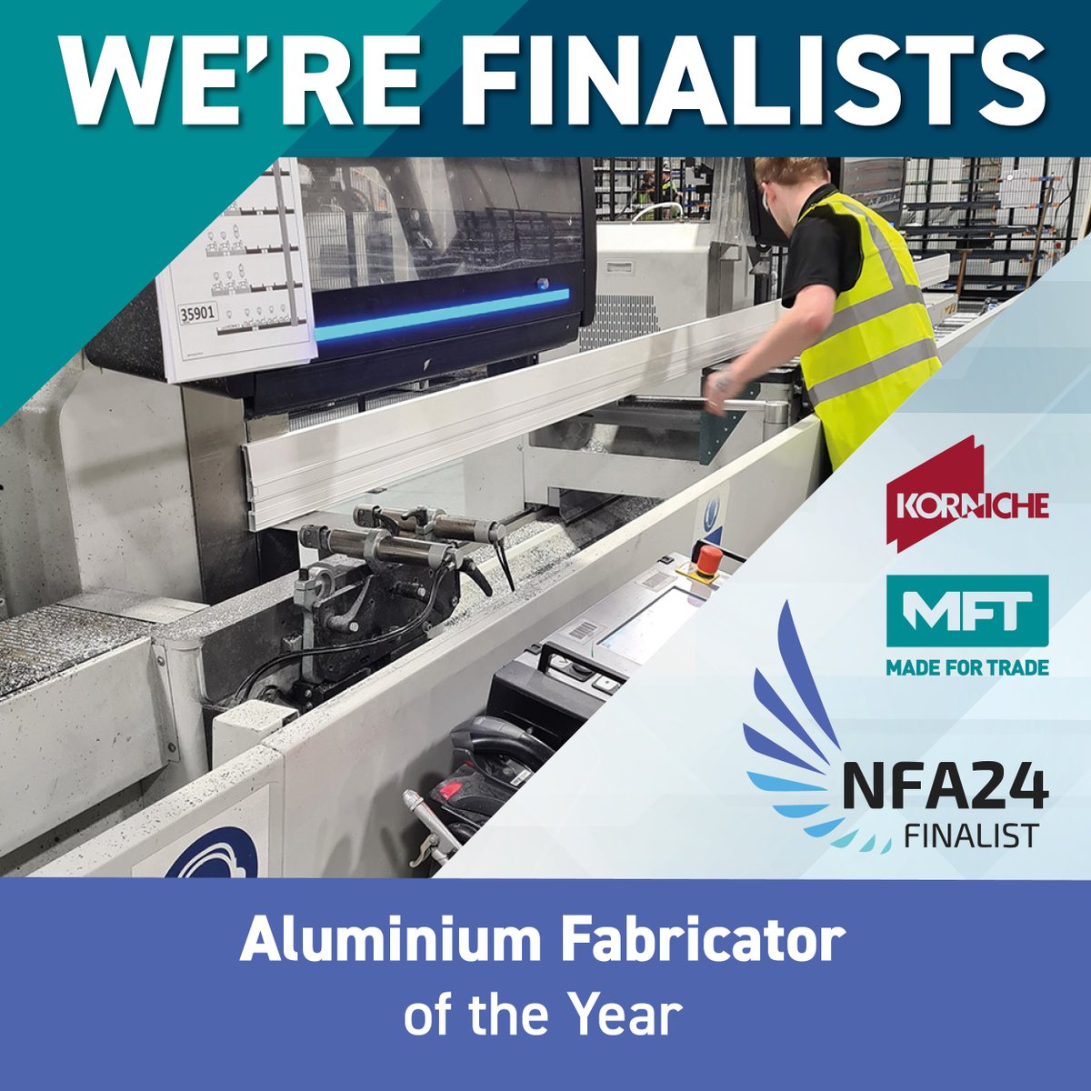 We're finalists for Aluminium Fabricator of the Year at the @NatFenAwards 2024!

We're proud to be shortlisted alongside some of the best in the industry. We need YOUR help to win! ️

Cast your vote for MFT: fenestrationawards.co.uk/nfa24/

 #NFAs #NFA24 #VoteForUs #Fenestration #Awards