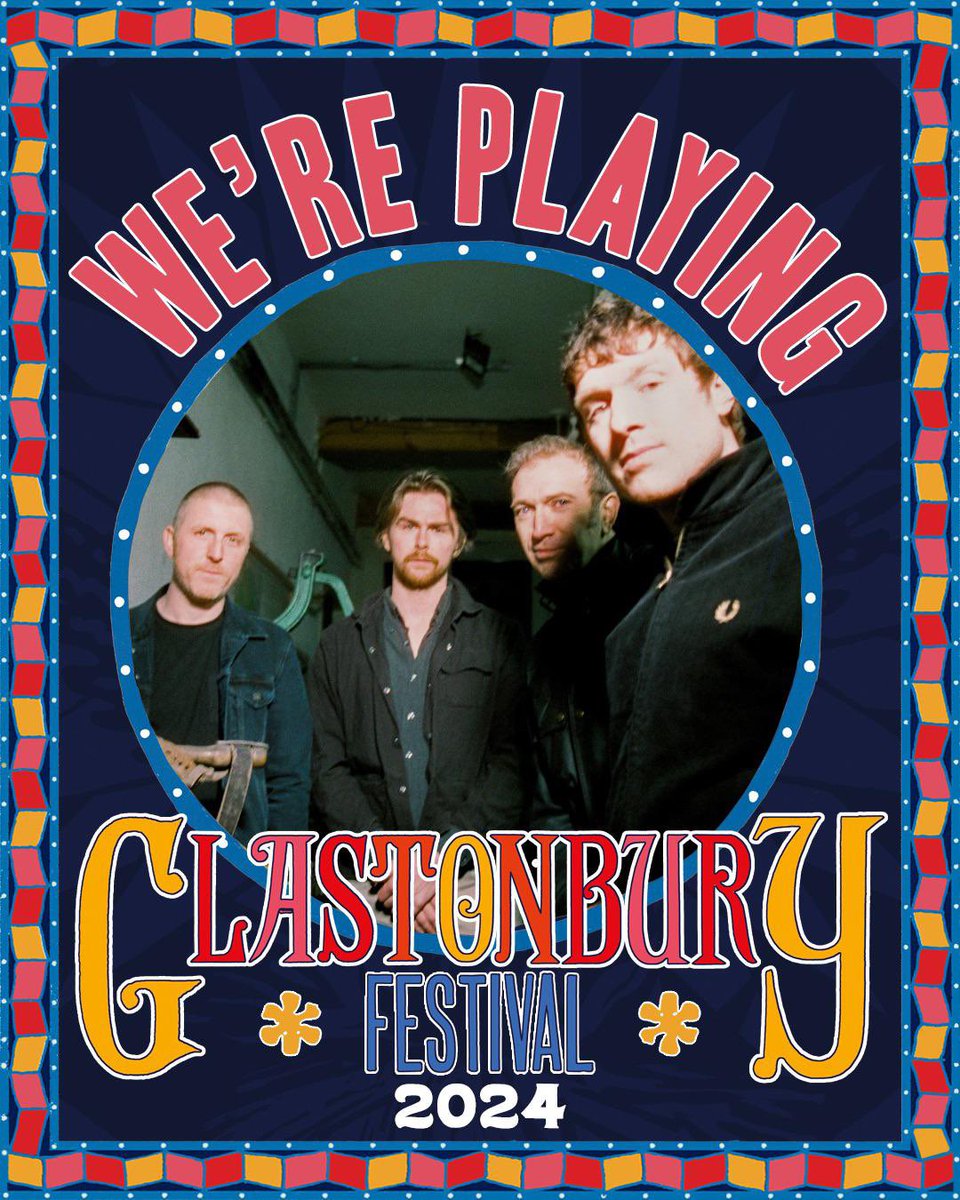 Imperial Wax (@imperialwaxband) on Twitter photo Been sitting on this for ages so we are very very excited to finally announce that we are playing this years <a href="/glastonbury/">Glastonbury Festival</a>
Weβre playing on Thursday at the Strummerville stage. More info coming soon Been sitting on this for ages so we are very very excited to finally announce that we are playing this years <a href="/glastonbury/">Glastonbury Festival</a>
Weβre playing on Thursday at the Strummerville stage. More info coming soon