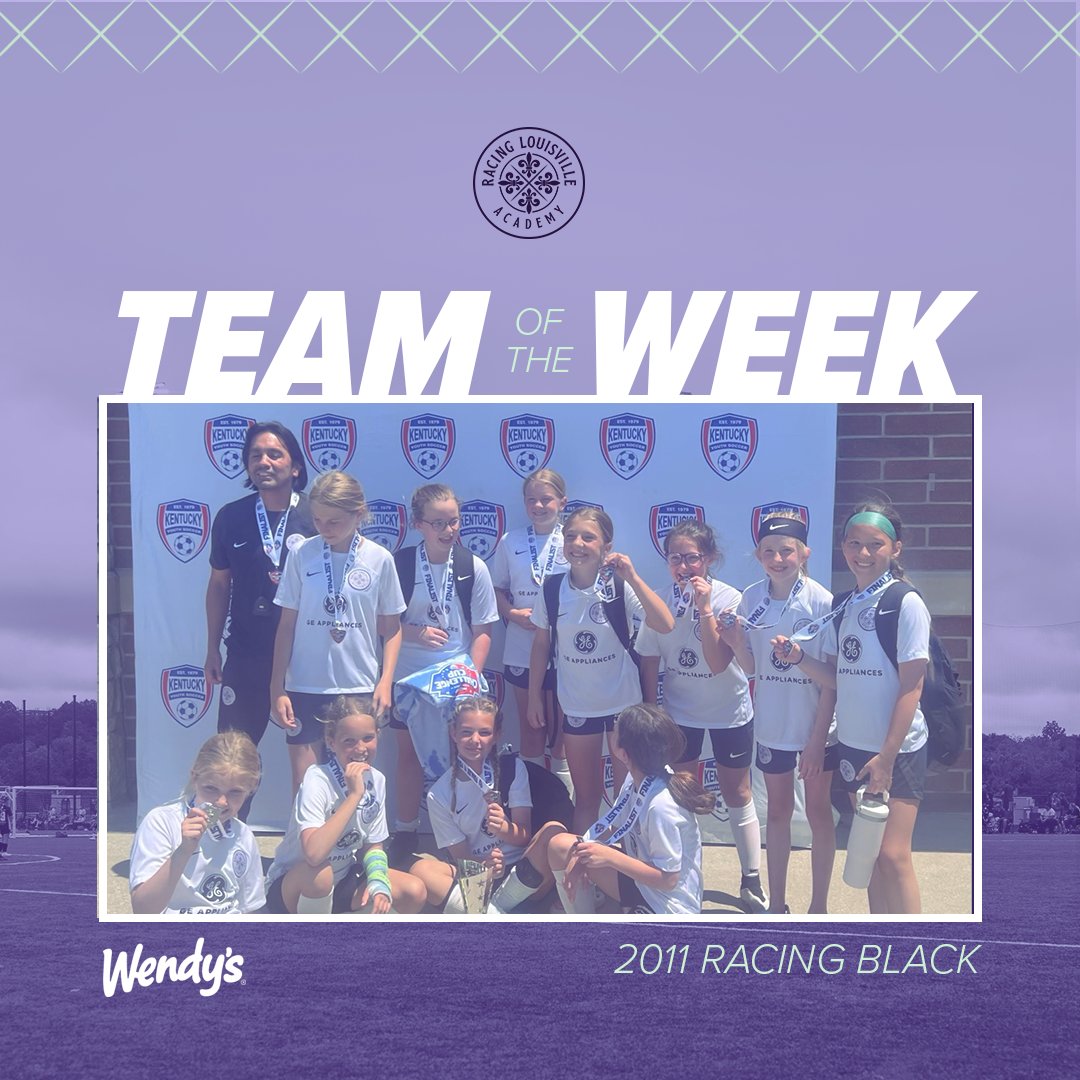 Crushed it at the Challenge Cup 💪 2011 Racing Black is the @Wendys Team of the Week!