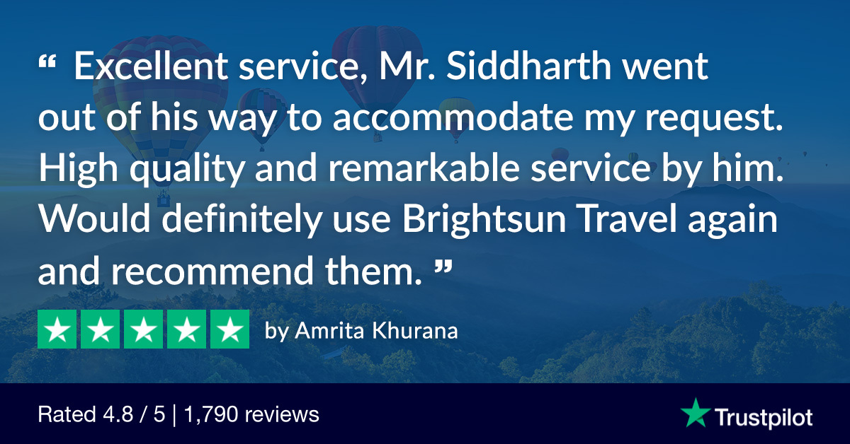 Thank you for sharing your feedback and the 5-star rating. Looking forward to serve you again! 
#brightsuntravel #trustpilot #customertestimonial