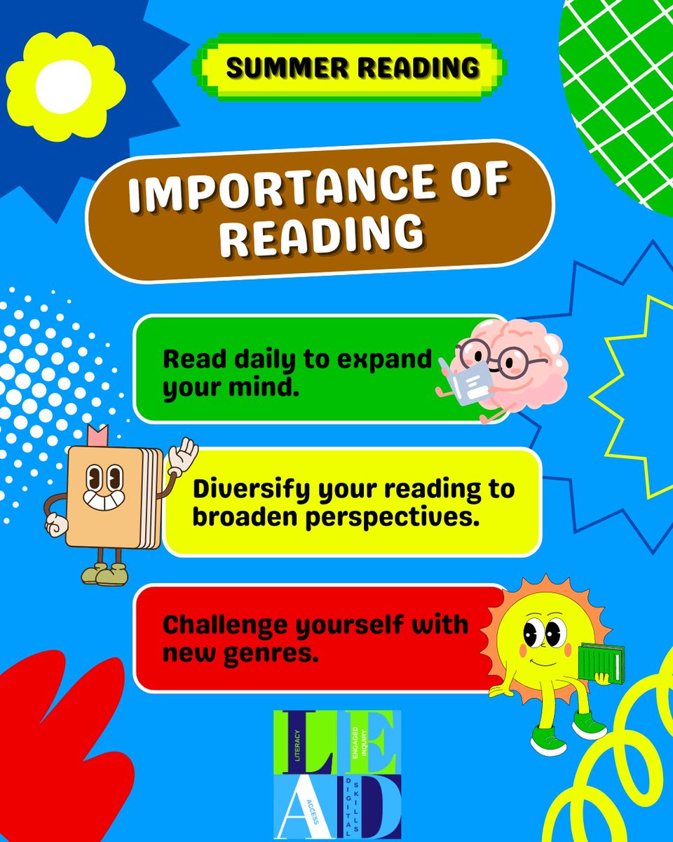 📚🌞Exciting news! #SummerReading LibGuide pages are now live! Ss can access stories, adventures, & learning opportunities. Explore book lists, fun activities, & more. Prepare for the reading journey today! bit.ly/3yngkoo #JCPSLibraries #Literacy #READ @JCPSLMSDrLynn