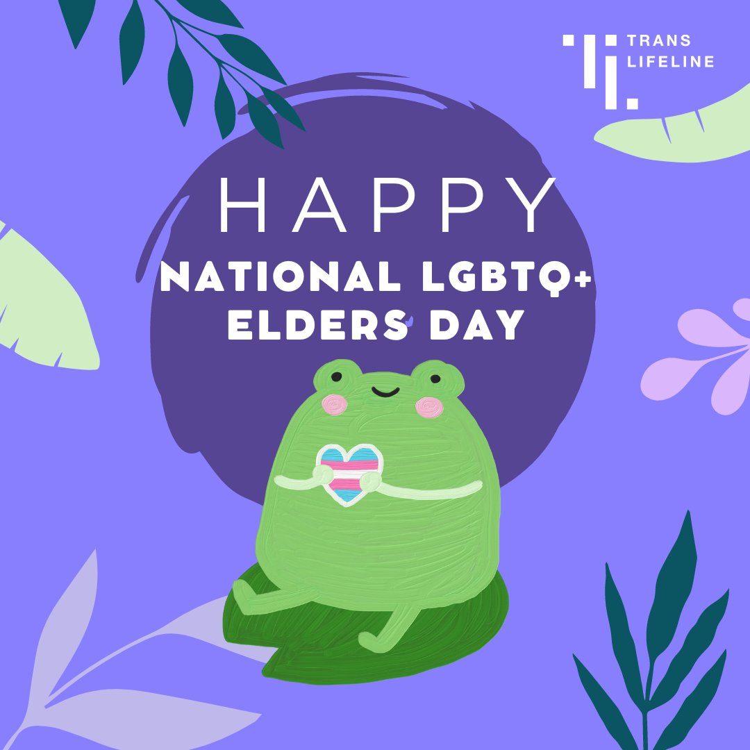Today and every day, we honor the wisdom, resilience, and beauty of trans and non-binary elders. Your stories enrich our world, and your existence paves the way for a more inclusive future. Let's honor their unique stories and contributions with love and respect year-round.