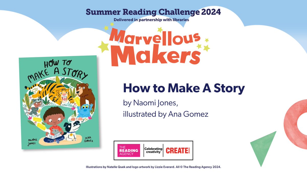 Wow! I am so thrilled that I'm one of the featured authors in the 2024 @readingagency summer reading challenge! I wouldn't be a writer if it wasn't for libraries. You can find out more about the Marvellous Makers theme here: readingagency.org.uk/get-reading/fi… @OxfordChildrens