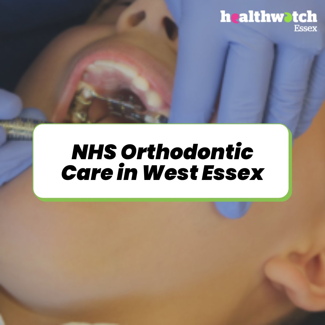 Have you had/are you having NHS orthodontic treatment in West Essex? Are you the parent or carer for a young person who is? We want to hear your experiences to understand where orthodontic services could be improved. Find out more and share your views: healthwatchessex.org.uk/2024/03/nhs-or…