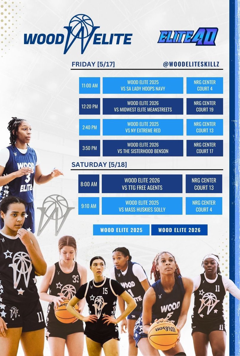 Come out and watch us play this weekend in The Clash of the Clubs! 
📍Houston, TX
#WoodElite2025