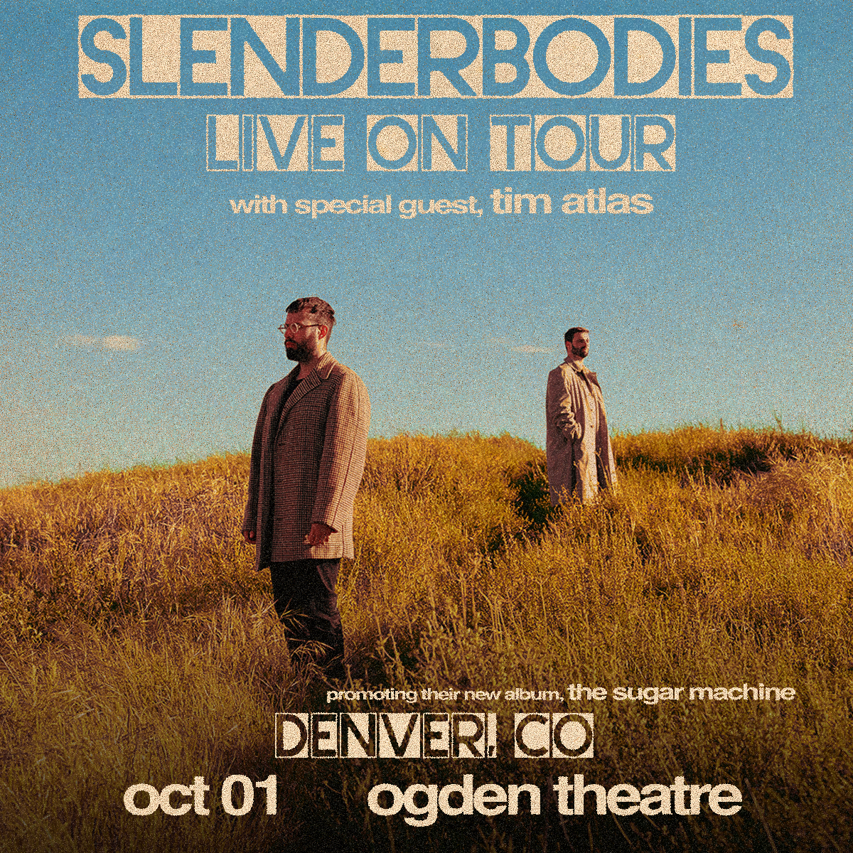 slenderbodies presale happening today 10a - 11:59p  PW: MAKEITLAST 🎟️ axs.com/events/564007/…
