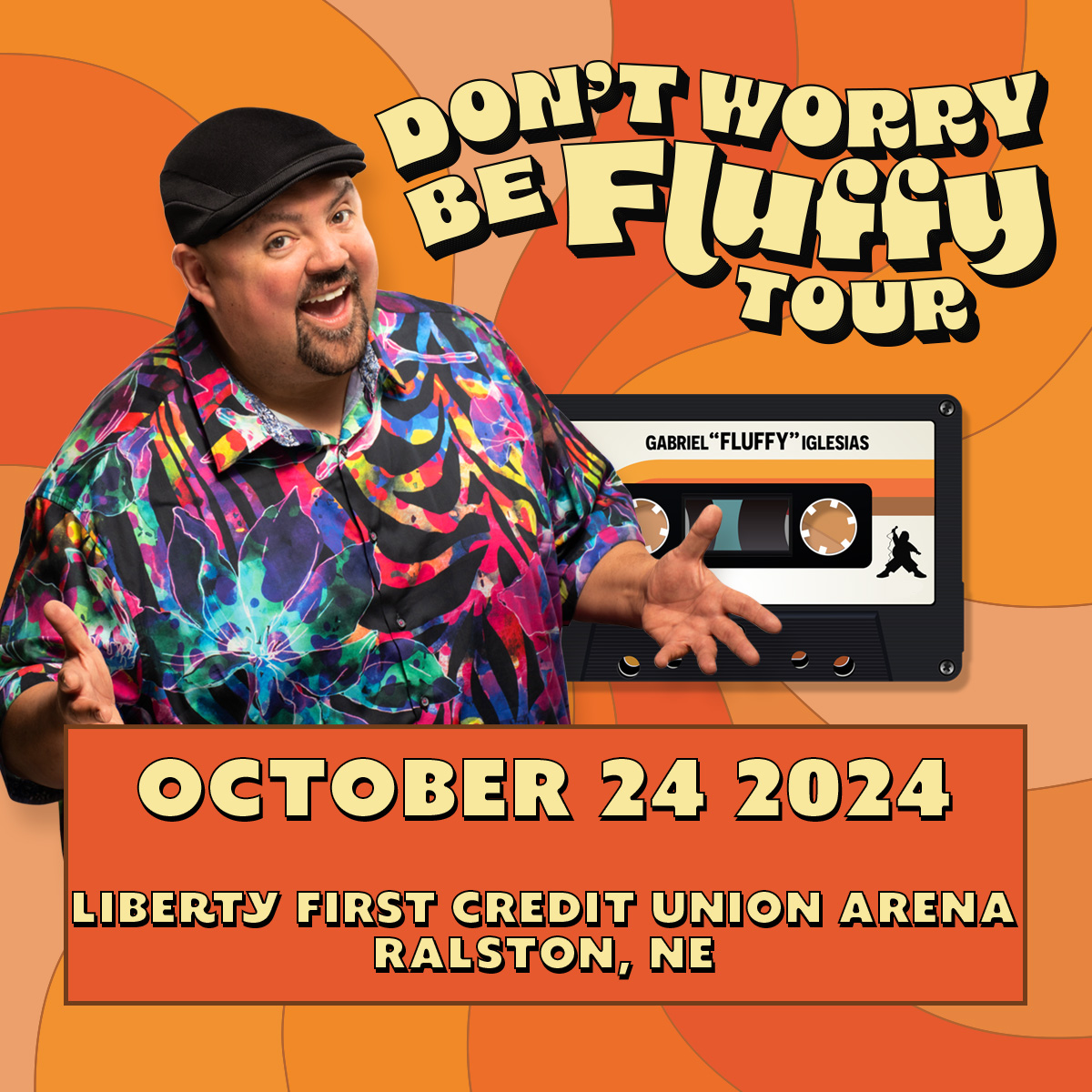 𝒟𝑜𝓃'𝓉 𝓌𝑜𝓇𝓇𝓎 😳 𝓫𝓮 𝓕𝓵𝓾𝓯𝓯𝔂 😎 Gabriel Iglesias will be here on Oct. 24!