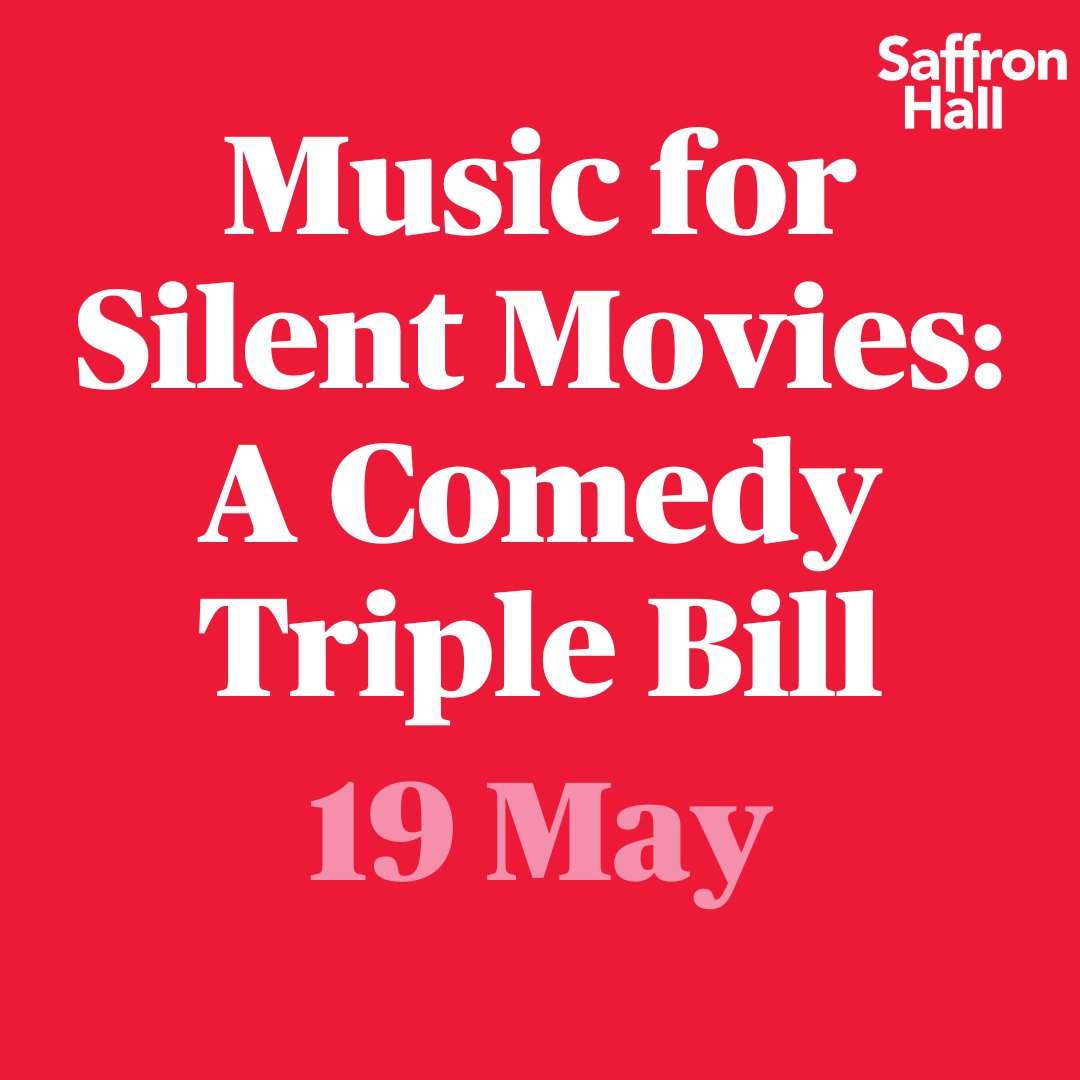 Sun 19 May... Music for Silent Movies comes to Saffron Hall! Pianist, composer and much-loved broadcaster Neil Brand recreates the experience a century on from the golden age of the silver screen silent comedies 🎹 ❗Book Now❗Link below⬇️ ow.ly/Pq0E50RHXo2 #SaffronHall