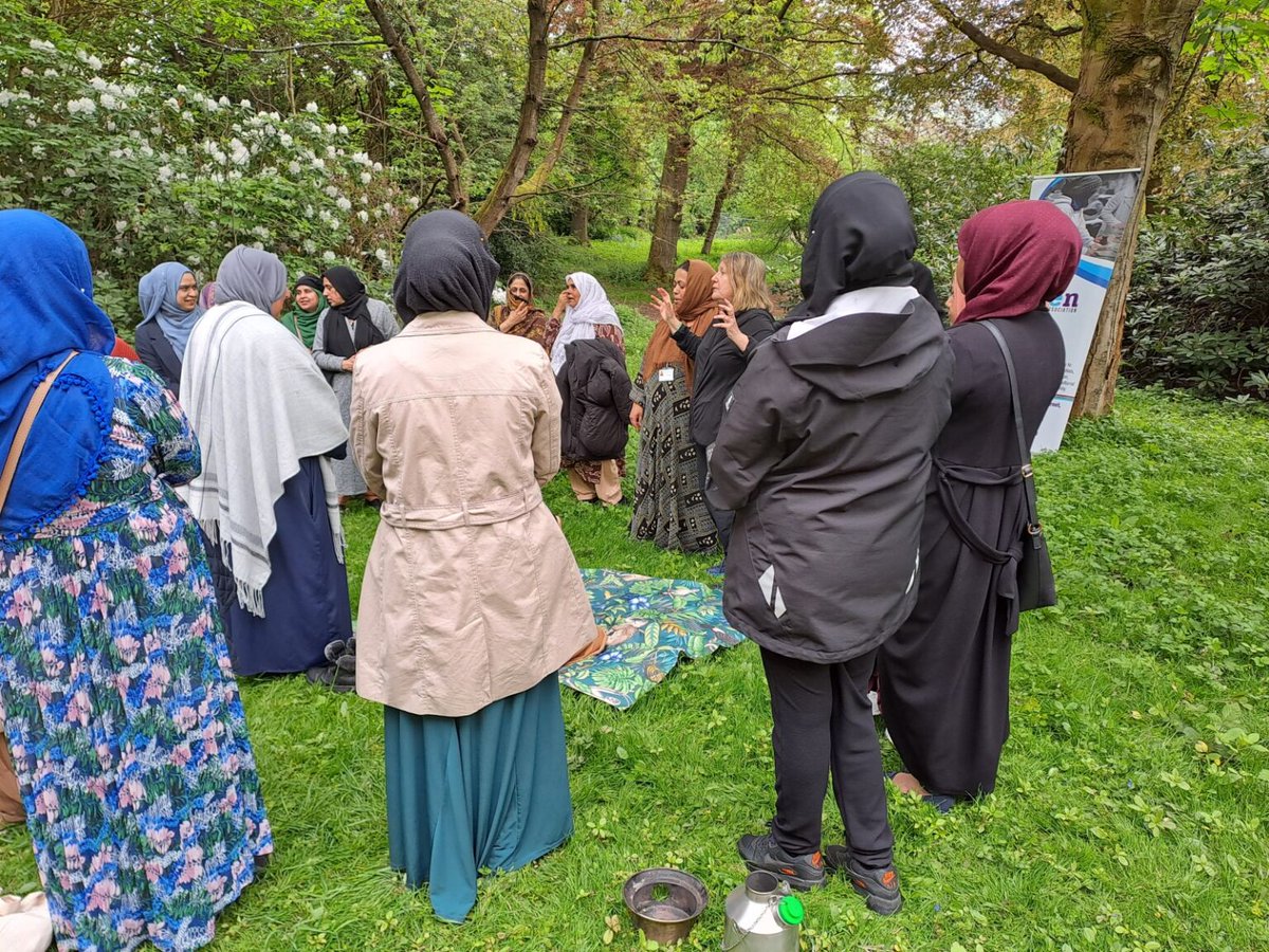 Eden Community Association runs a group which is predominantly attended by South Asian women to learn English through forest school and cooking classes. It also provides support for issues such as mental health, domestic violence, and isolation. #MentalHealthAwarenessWeek