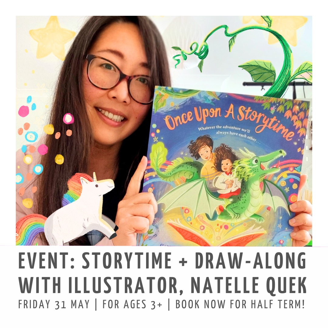 I'm so excited to be doing TWO storytime & draw-along sessions featuring Once Upon A Storytime on Fri 31 May at Happy Reading Childrens Bookshop by @niccireadsbooks ! Follow this link for all the deets and tickets: checkout.square.site/merchant/MLJCH…