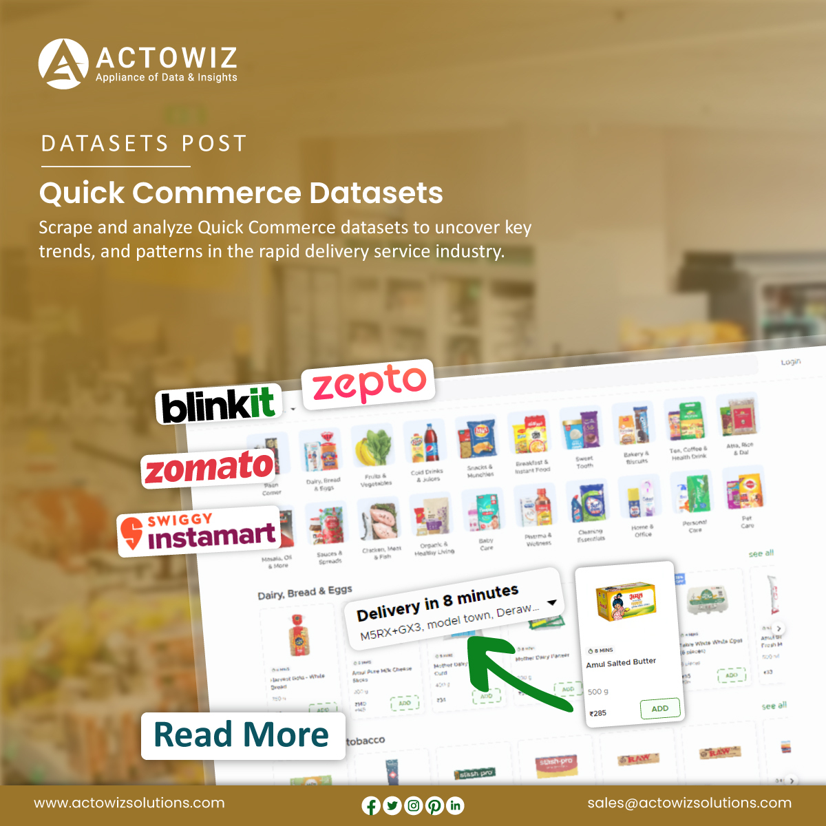 Scrape Quick Commerce data to uncover valuable trends in the rapid delivery industry. actowizsolutions.com/quick-commerce… #ScrapeQuickCommerceData #QuickCommerceDatasets #QuickCommerceDataCollectio #QuickCommerceDataScraping #QuickCommerceDataExtraction #ACTOWIZSOLUTIONS #USA #UK #UAE