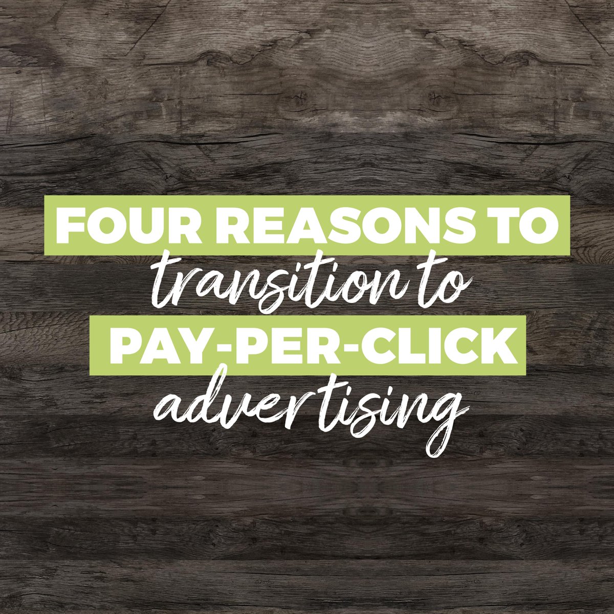 Four Reasons to Transition to Pay-Per-Click Advertising!

In the dynamic realm of digital marketing, staying ahead of the curve is paramount for businesses seeking effective and targeted outreach.