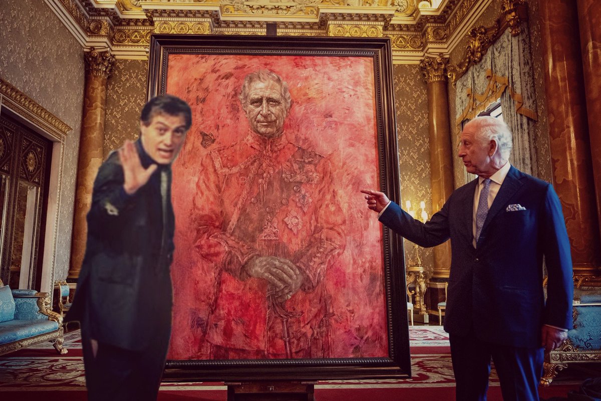 dandiners's tweet image. Un Staccolanana originale #kingcharles