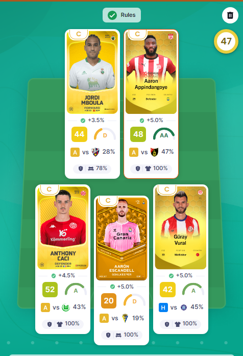 To celebrate my first podium! I'm giving away a full limited team to one lucky winner. 🚀⚽
PS, I buy bundles/galleries for up to 80%!
How to enter:

1️⃣ Follow me
2️⃣ Retweet and like this tweet 👍

sorare.com/r/launegod-buy…

#Sorare #Giveaway #SorareFootball