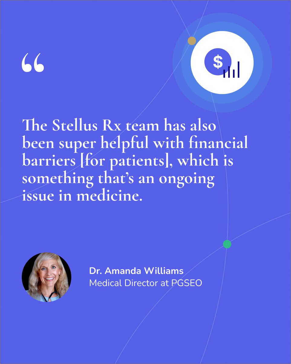 Dr. Amanda Williams, Medical Director at PGSEO, joins us for our latest Q&amp;A, where she shares how her practice’s partnership with Stellus Rx has enabled better performance for PGSEO and better outcomes for its patients. Read the full article: stellusrx.com/blog/pgseo-dri…