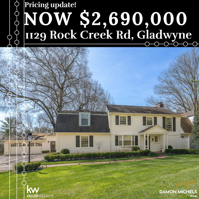 😍Great news!  The price has been improved for 1129 Rock Creek Rd, Gladwyne! Don't miss this chance to own your dream home. Contact us for more details or to schedule a viewing.
#PriceImprovement #RealEstate #Gladwyne #DreamHome #KWMAinLine #TheDamonMichelsTeam