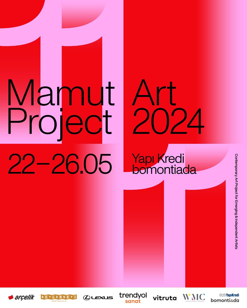 Mimarizm (@mimarizmcom) on Twitter photo Türkiye'nin dört bir yanından gelen bağımsız yetenekleri sanat profesyonelleri ile buluşturan <a href="/MamutArtProject/">Mamut Art Project</a> ‘in 11. edisyonu, 22 - 26 Mayıs 2024 tarihleri arasında <a href="/bomontiada/">Yapı Kredi bomontiada</a> ‘da gerçekleşecek.
mimarizm.com/etkinlikler/se… Türkiye'nin dört bir yanından gelen bağımsız yetenekleri sanat profesyonelleri ile buluşturan <a href="/MamutArtProject/">Mamut Art Project</a> ‘in 11. edisyonu, 22 - 26 Mayıs 2024 tarihleri arasında <a href="/bomontiada/">Yapı Kredi bomontiada</a> ‘da gerçekleşecek.
mimarizm.com/etkinlikler/se…