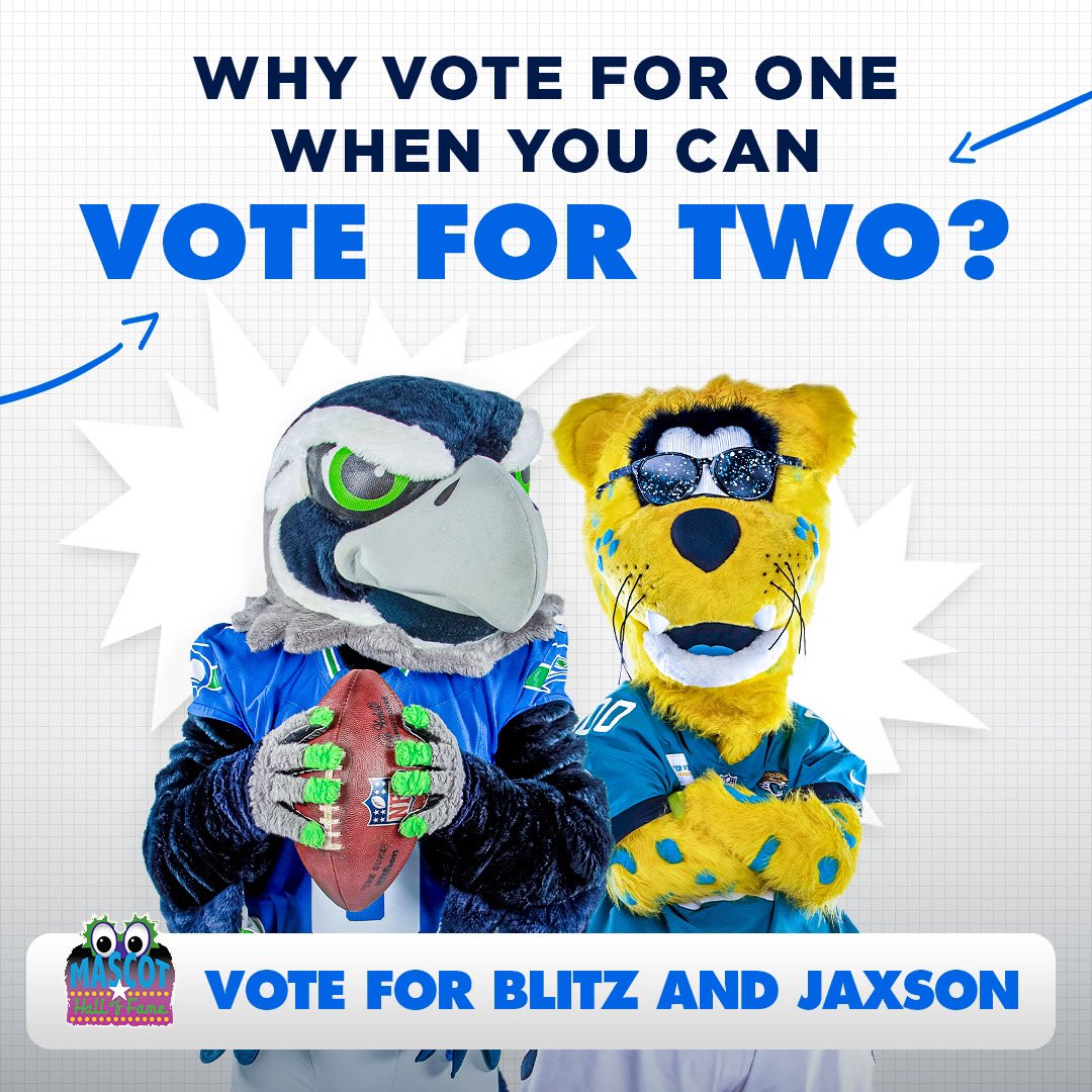 Why Vote For 1 When You Can VOTE For 2! My friend @JaxsonDeVille and I are both on the ballot for this years @mascothall PLEASE VOTE ➡️: mascothalloffame.com/the-vote-2024/ Who said a Bird and a Cat can’t be friends. Let’s be honest it’s the BEST DUO you will be voting for. #TheVote