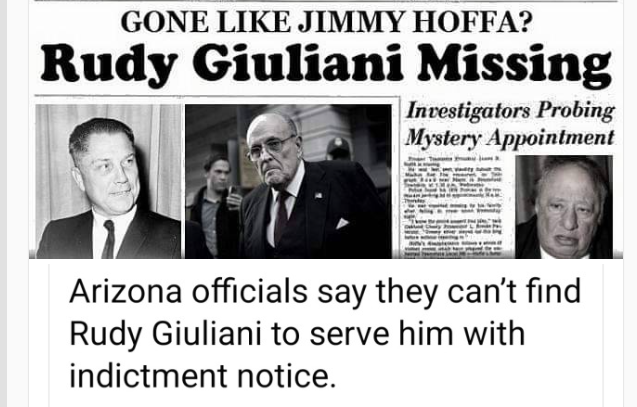 Where in the world is Rudy Giuliani?