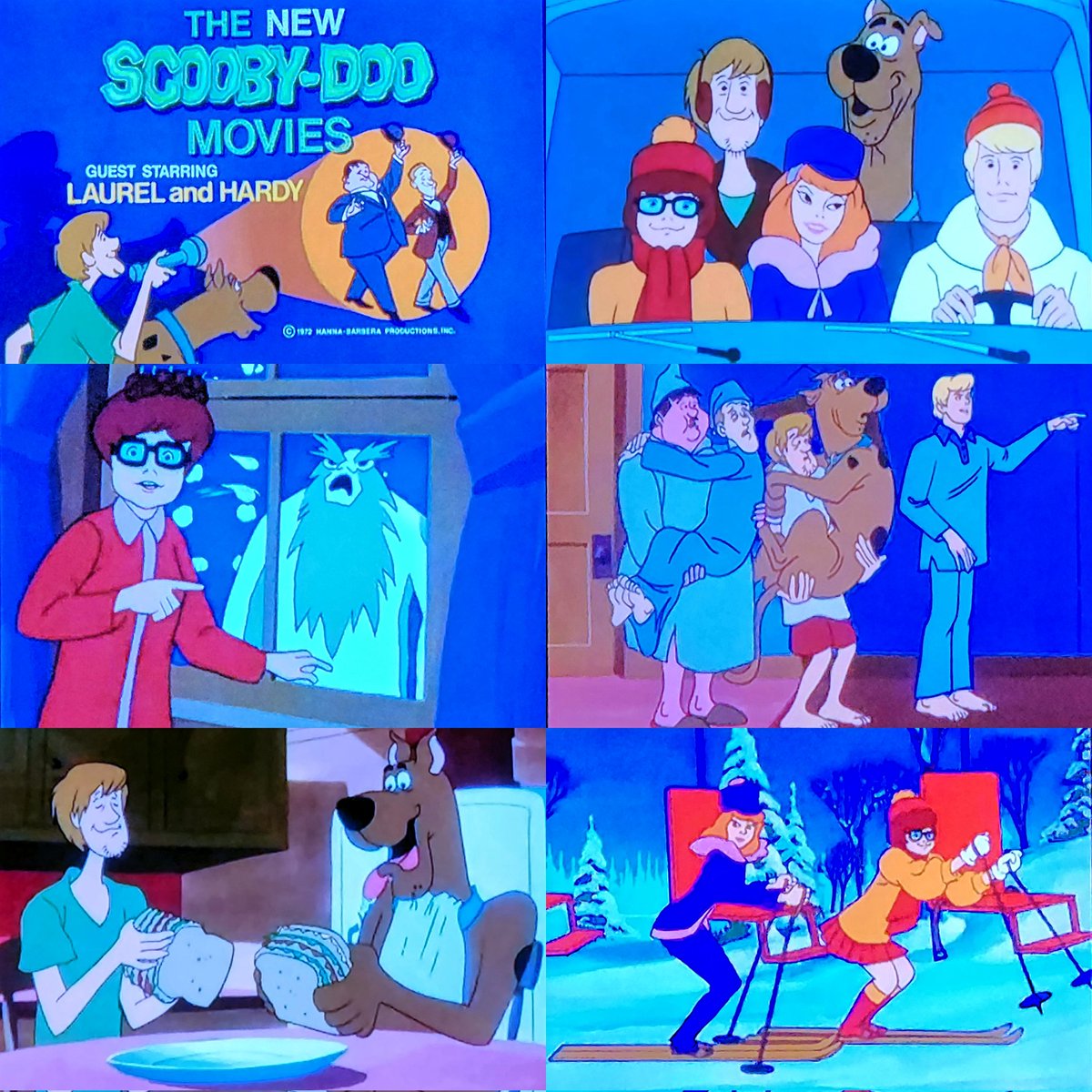 #NowWatching The New Scooby-Doo Movies🔎🐾 S1E10 Nov 11th, 1972🗓📺 'The Ghost of Bigfoot' Featuring comedy team Laurel and Hardy #ScoobyDoo #ShaggyRogers #VelmaDinkley #DaphneBlake #FredJones #HannaBarbera #SaturdayMorningCartoons #Animation #TVSeries #Retro #Nostalgia