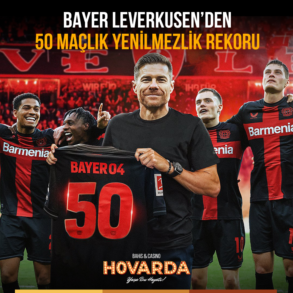 👀 Bundesliga şampiyonluğunun ardından adını Avrupa Ligi finaline yazdıran Bayer Leverkusen tarih yazmaya devam ediyor! Hovarda Giriş: bit.ly/3vexEdw