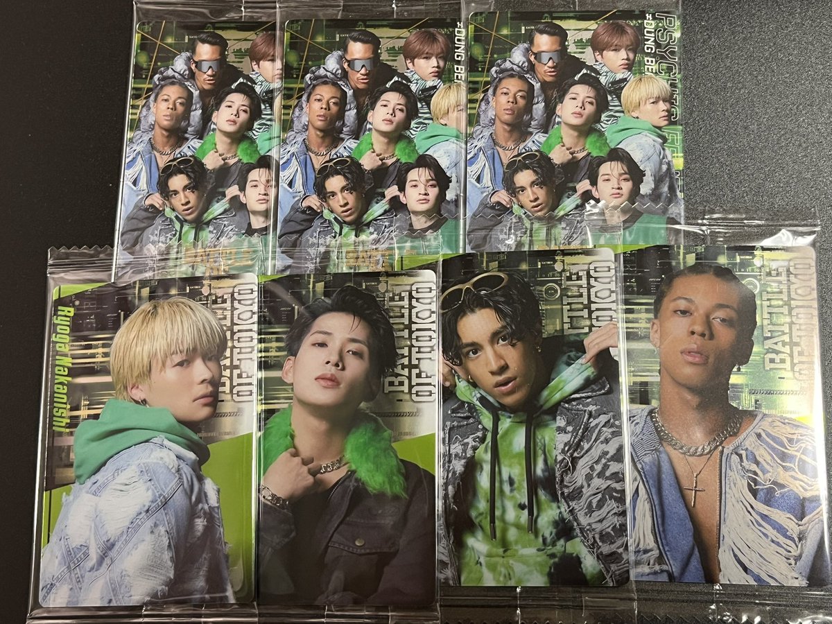 mrmrkho's tweet photo. 【交換】BOT ウエハース

【譲】画像のもの

【求】
第2弾→川村壱馬、LIKIYA、鈴木昂秀、龍

第3弾→陣、山本彰吾、与那嶺瑠唯、RIKU、岩谷翔吾、武知海青、
後藤拓磨、鈴木昂秀、龍、神谷健太

郵送交換
纏めての交換希望です

お心当たりのある方はお気軽にお声掛けください☺︎ https://t.co/H4BV9TaQC8