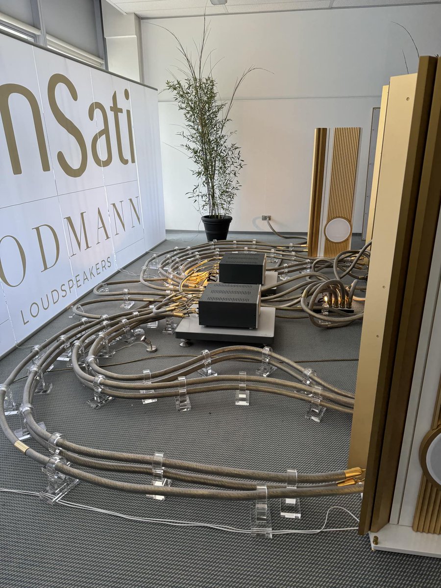 9600's tweet image. Speaker cables for the certifiably insane.