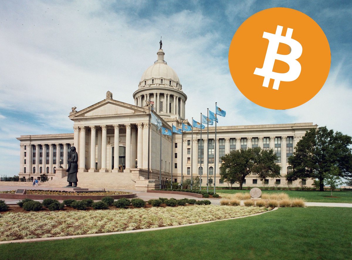 SimplyBitcoin's tweet image. JUST IN:🚨 A bill protecting ‘Fundamental #Bitcoin Rights’ has been SIGNED INTO LAW in the state of Oklahoma. 🚨