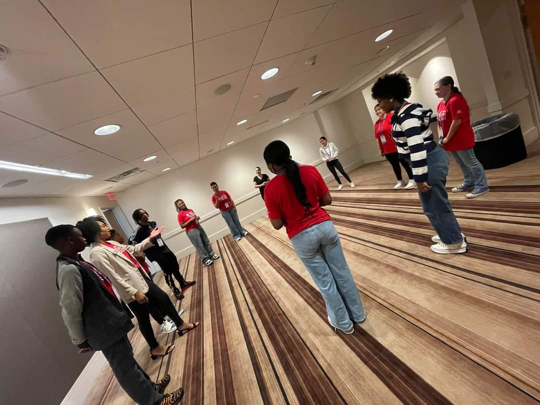 BGCSTL teens at BGCA rehearsal this morning at the national conference in Atlanta! They have been enjoying the moments! 

#bgcstl #youth #leadership #talent #experience #nationalconference2024 #atlanta