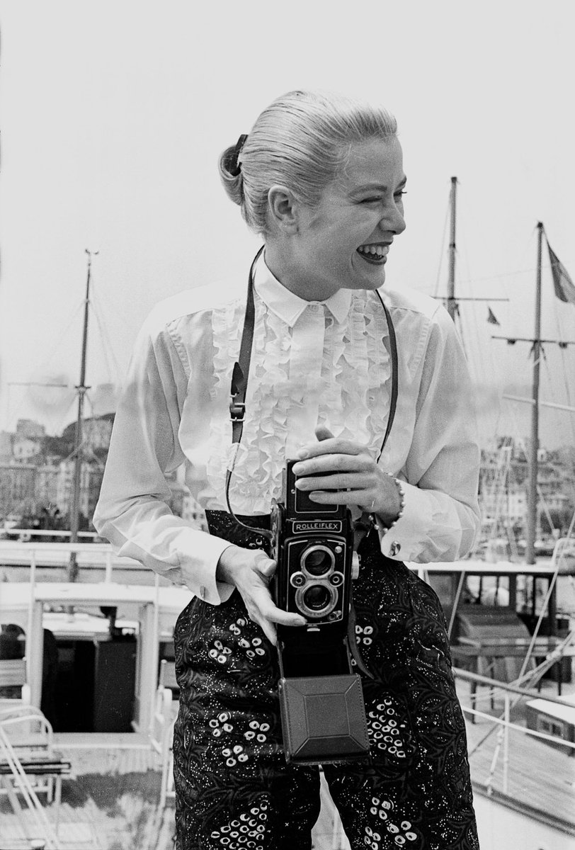 Grace Kelly. Cannes, 1955.