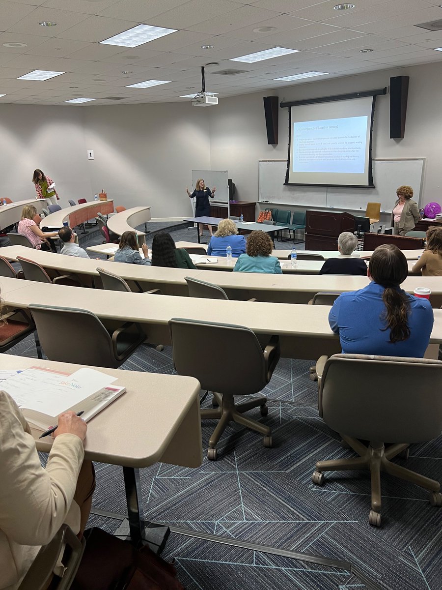 HAPPENING NOW: Guest are entering the Breakout Session portion of our Centers of Excellence Symposium with presentations from the Center of Excellence for the Advancement of Reading and Literacy Instruction and the Center of Excellence for Teacher Retention and Induction.