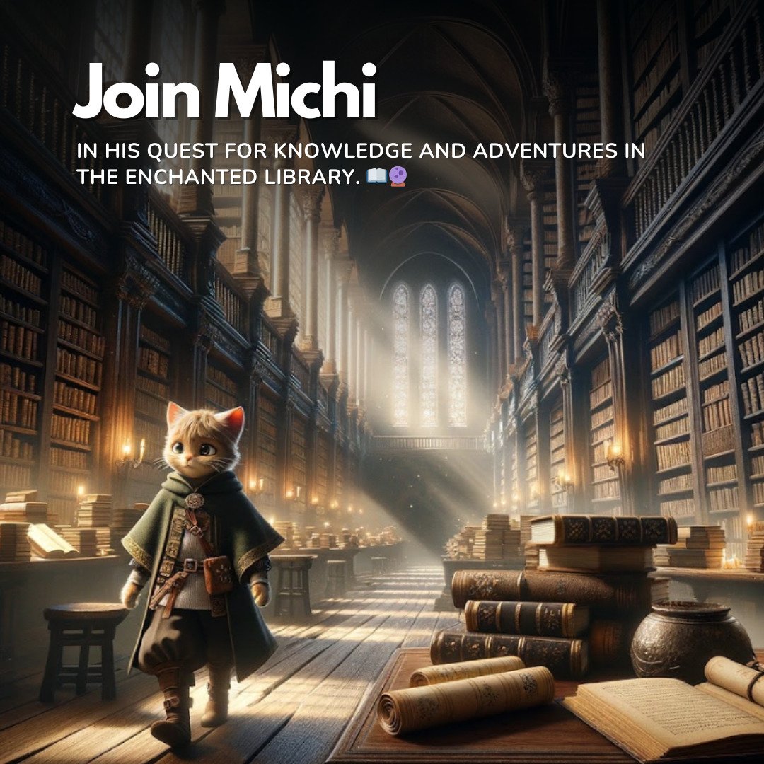 Michi finds a magical library filled with ancient knowledge and learns the power of reading and learning. Under the guidance of the Library Guardian, Michi unravels the mystery of the portals between worlds. #MichiAdventures
open.spotify.com/episode/3u3E4X…