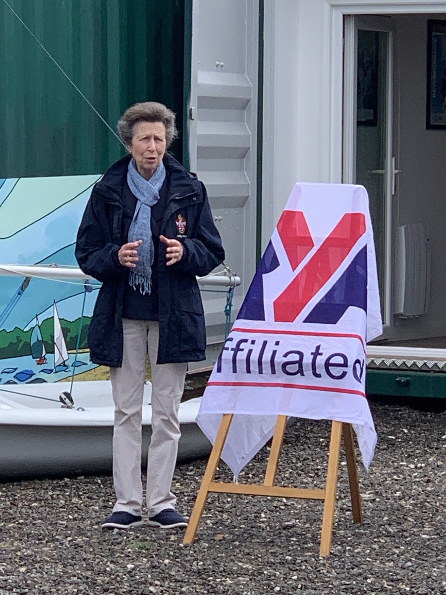 It was lovely to have a visit from HRH The Princess Royal to #Seaview Schools Sailing at Seaview yacht club in the Isle of Wight today. The Trust works with local schoolchildren, giving them a taste of sailing. 18 schools will benefit in 2024. #isleofwight