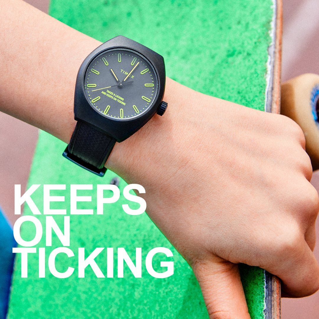 Keep on ticking towards a better tomorrow. 🌏♻️

Our Urban Pop collection keeps things sleek and clean with a sturdy eco-ceramic case made from a special blend of ceramic and bio-based resin derived from castor plants, paired with a subtly textured bio-based resin strap. 

Shop