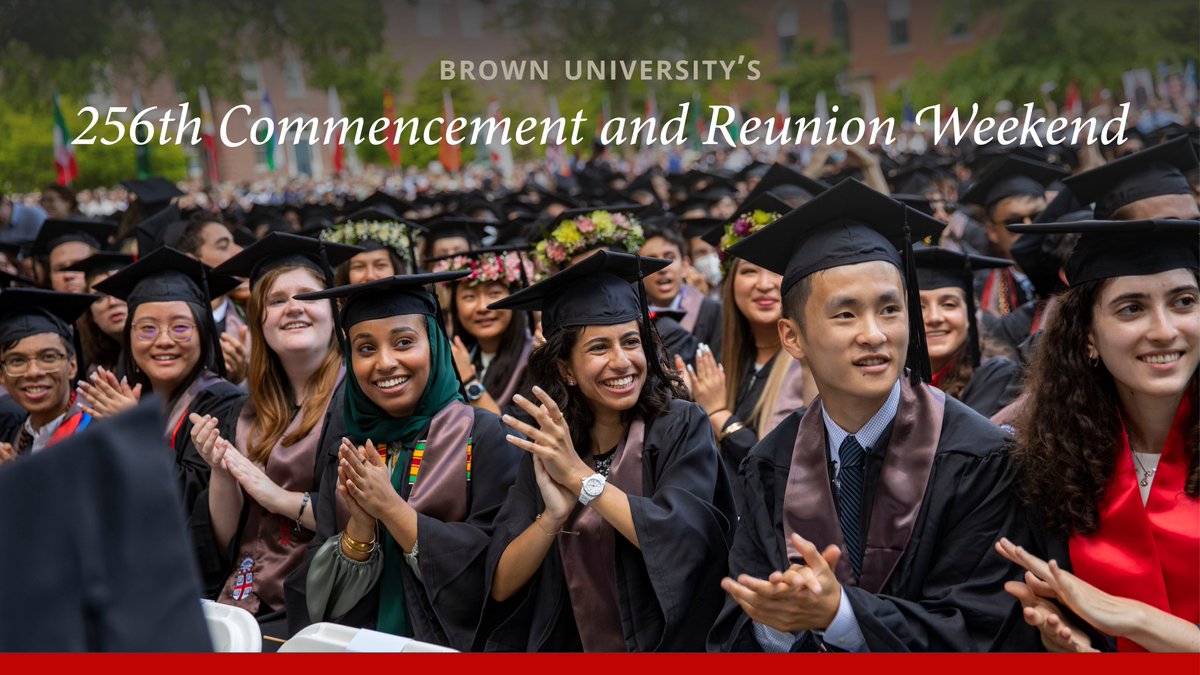 Get ready for Commencement and Reunion Weekend! Visit the Commencement website to see the weekend schedule, find important information, and learn more about this exciting weekend. #Brown2024 #BrownU #BrownReunion Commencement website: commencement.brown.edu