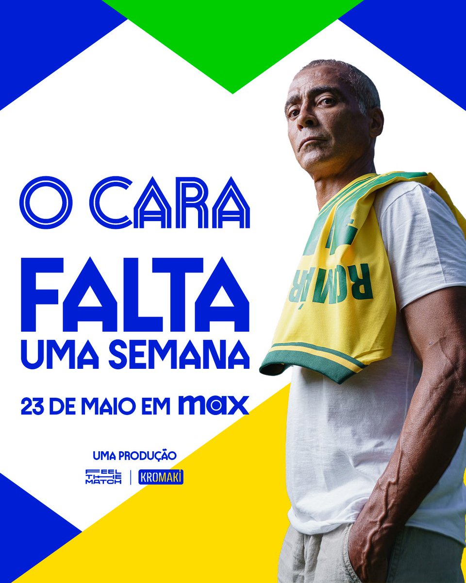 “Romário: O Cara” estreia em 1️⃣ semana!

A série revela a trajetória do atleta mais polêmico do futebol até a conquista da Copa do Mundo de 1994.

Descubra histórias inéditas contadas pelo Baixinho e personagens que o acompanharam durante a vida. 

23 de maio na <a href="/StreamMaxBR/">HBO Max Brasil</a>.